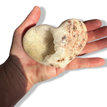Load image into Gallery viewer, Large Citrine Sugar Druzy Heart, Brazil
