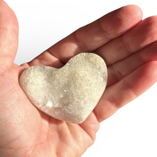 Load image into Gallery viewer, Small Citrine Sugar Druzy Heart, Brazil
