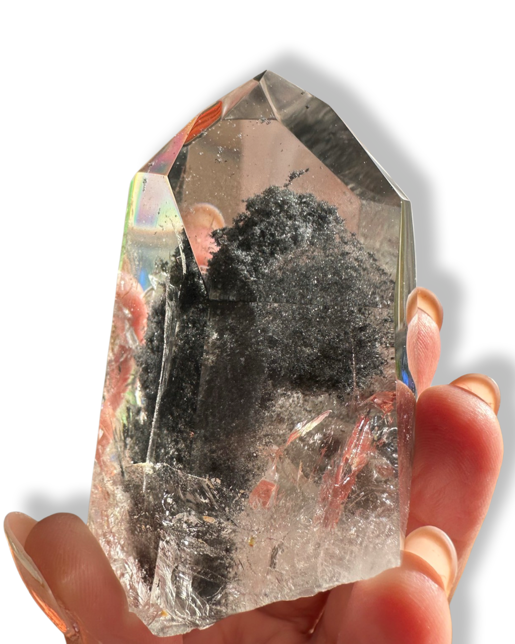 Large Carbon Phantom Master Lemurian Seed, Minas Gerais, Brazil