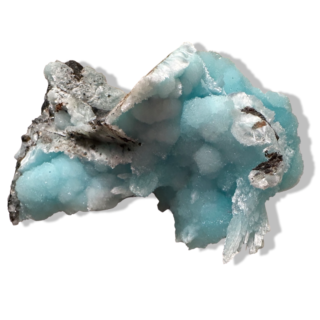 Blue Aragonite, Yunnan Province, China