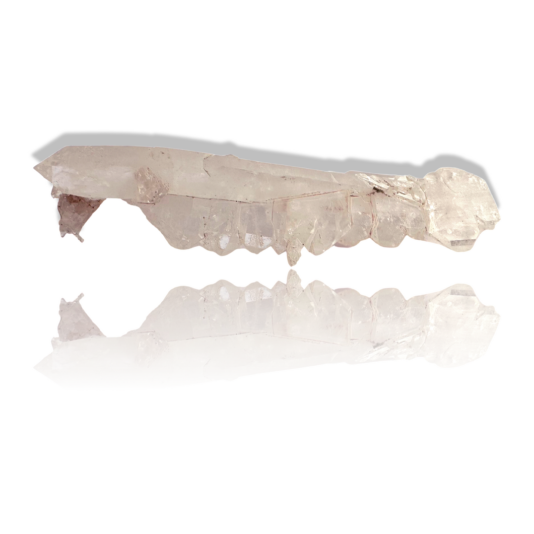 Pink Colombian Faden Quartz ‘teeth’, Santander