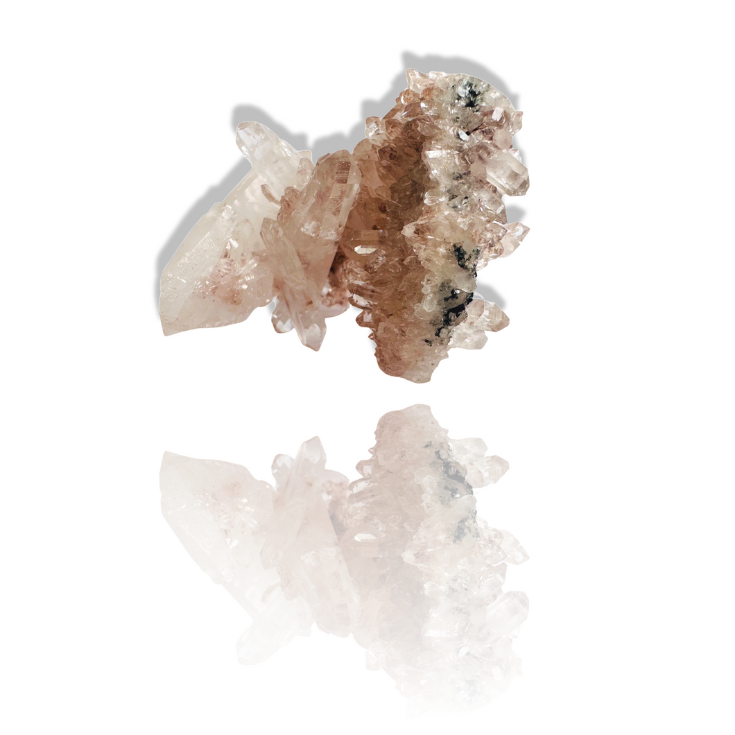 Pink Colombian Faden Quartz with Fuchsite, Santander