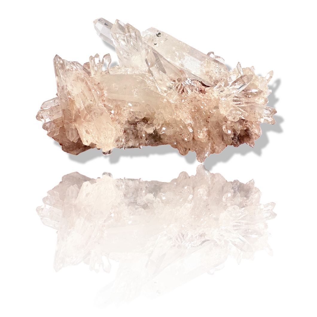 Pink Colombian Faden Quartz with Fuchsite, Santander