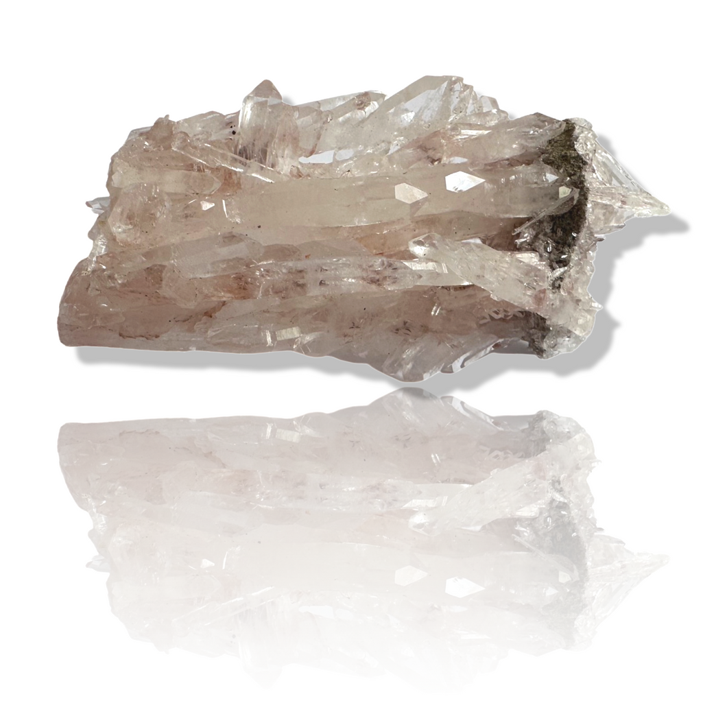 Pink Colombian Faden Quartz with Fuchsite, Santander