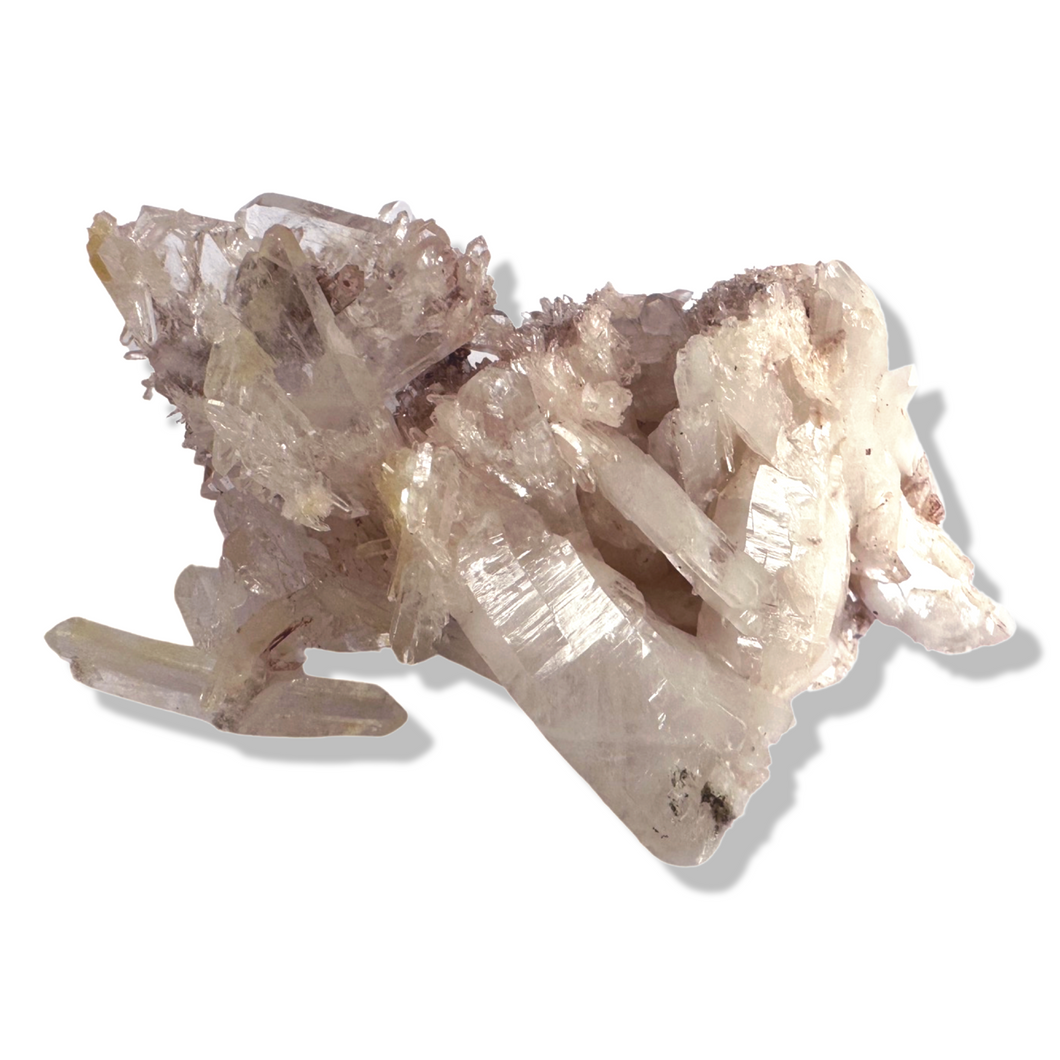 Pink Colombian Faden Quartz with Fuchsite, Santander