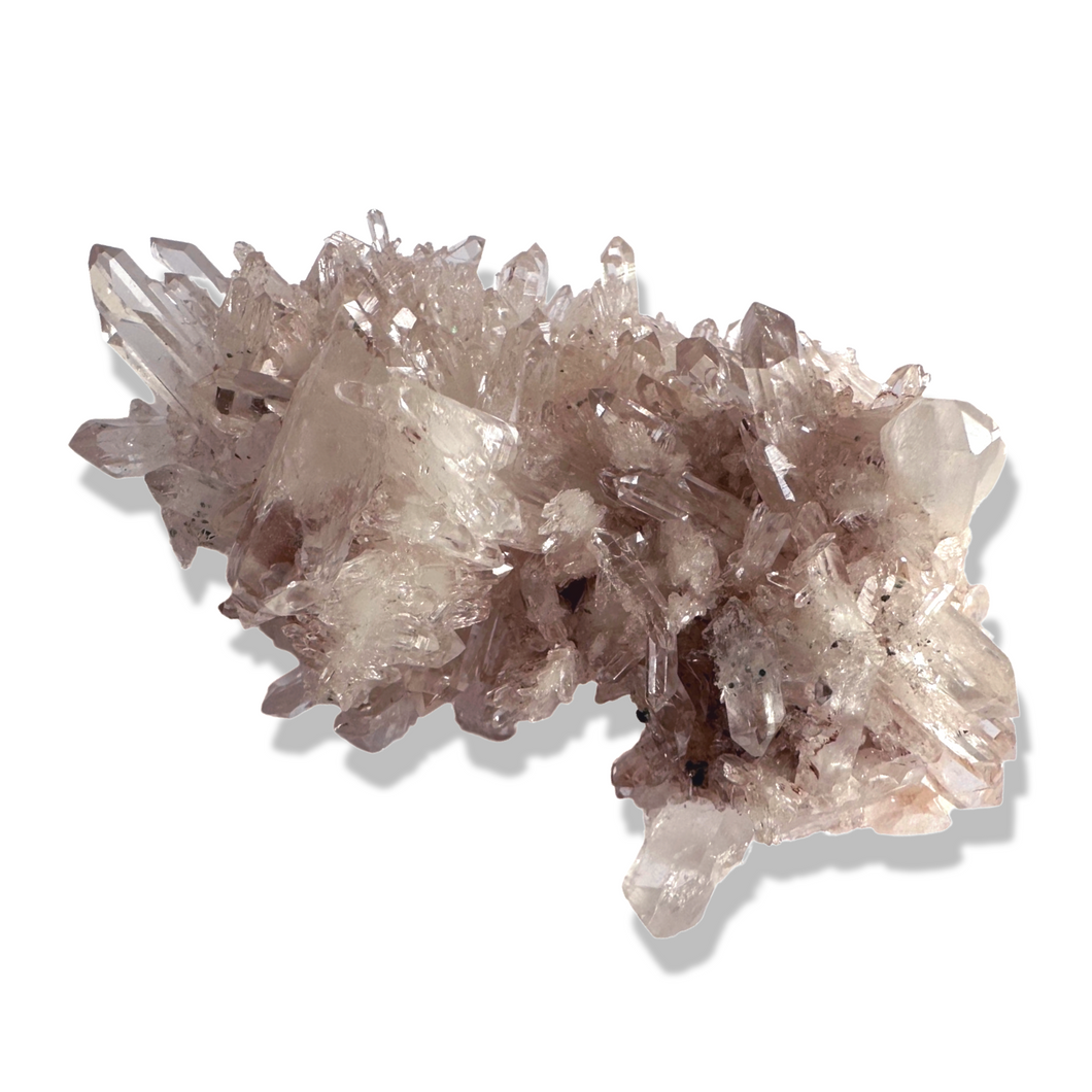 Pink Colombian Faden Quartz with Fuchsite, Santander