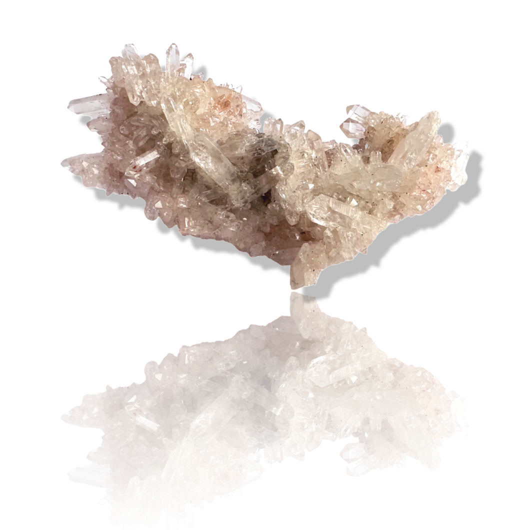 ‘Tree Root’ Pink Colombian Faden Quartz with Fuchsite, Santander