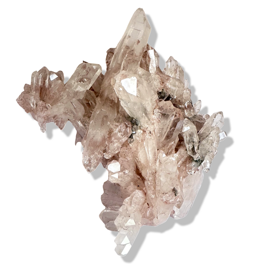 Pink Colombian Fuchsite Faden Quartz, Santander