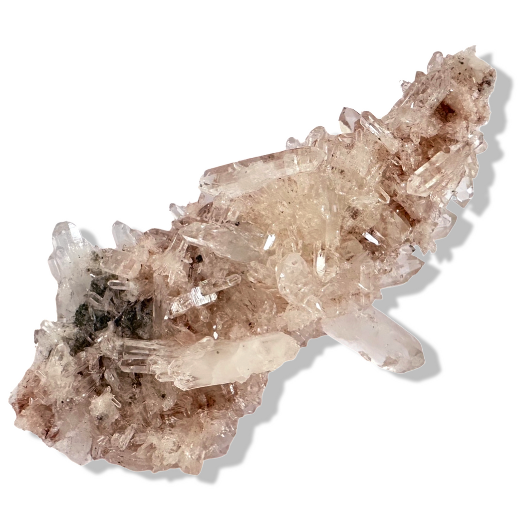 Pink  Colombian Fuchsite Faden Quartz, Santander