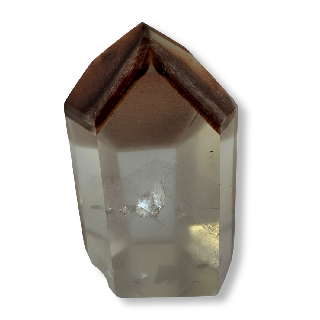 Red Phantom Amphibole Quartz, Gerais Minas, Brazil