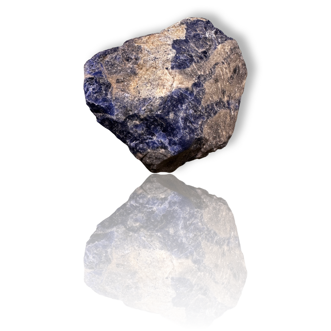Raw Dumortierite on matrix, Brazil, Reserved