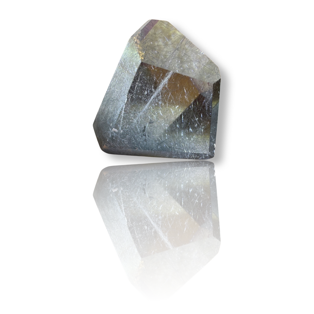 Blue Tourmaline in Quartz ‘Blue Tara’, Ipupiara, Brazil