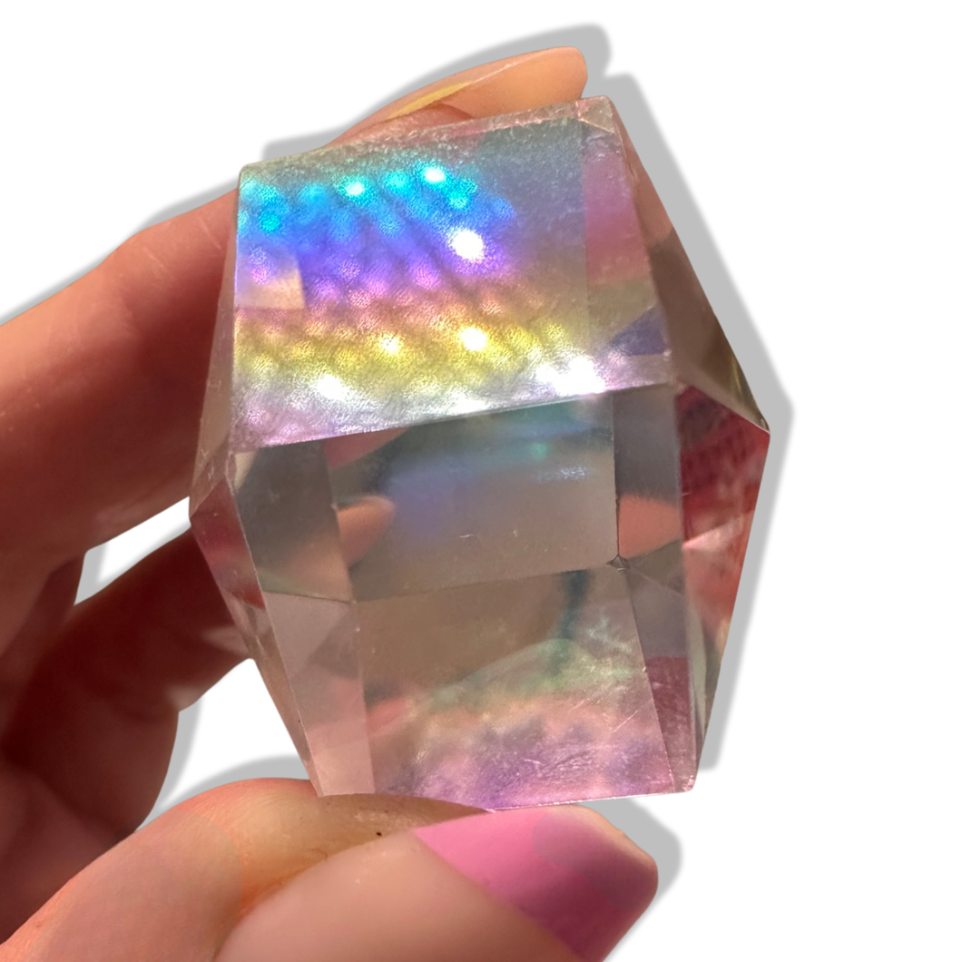 AAA Grade Double Angel Aura Coated Chubby DT Quartz, USA & Brazil