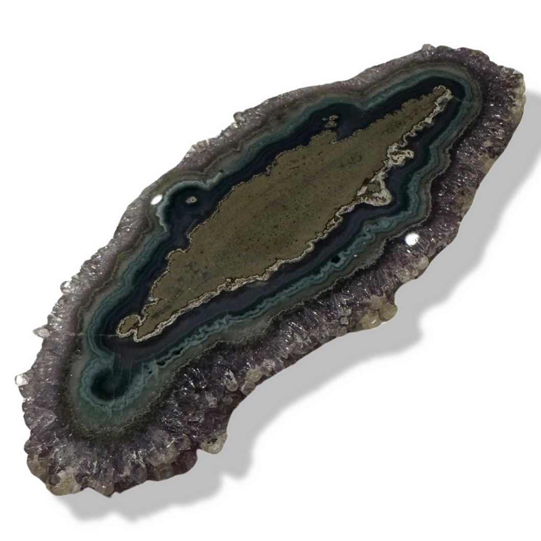 Amethyst Stalactite Flower with dolphin, Super Extra, Brazil