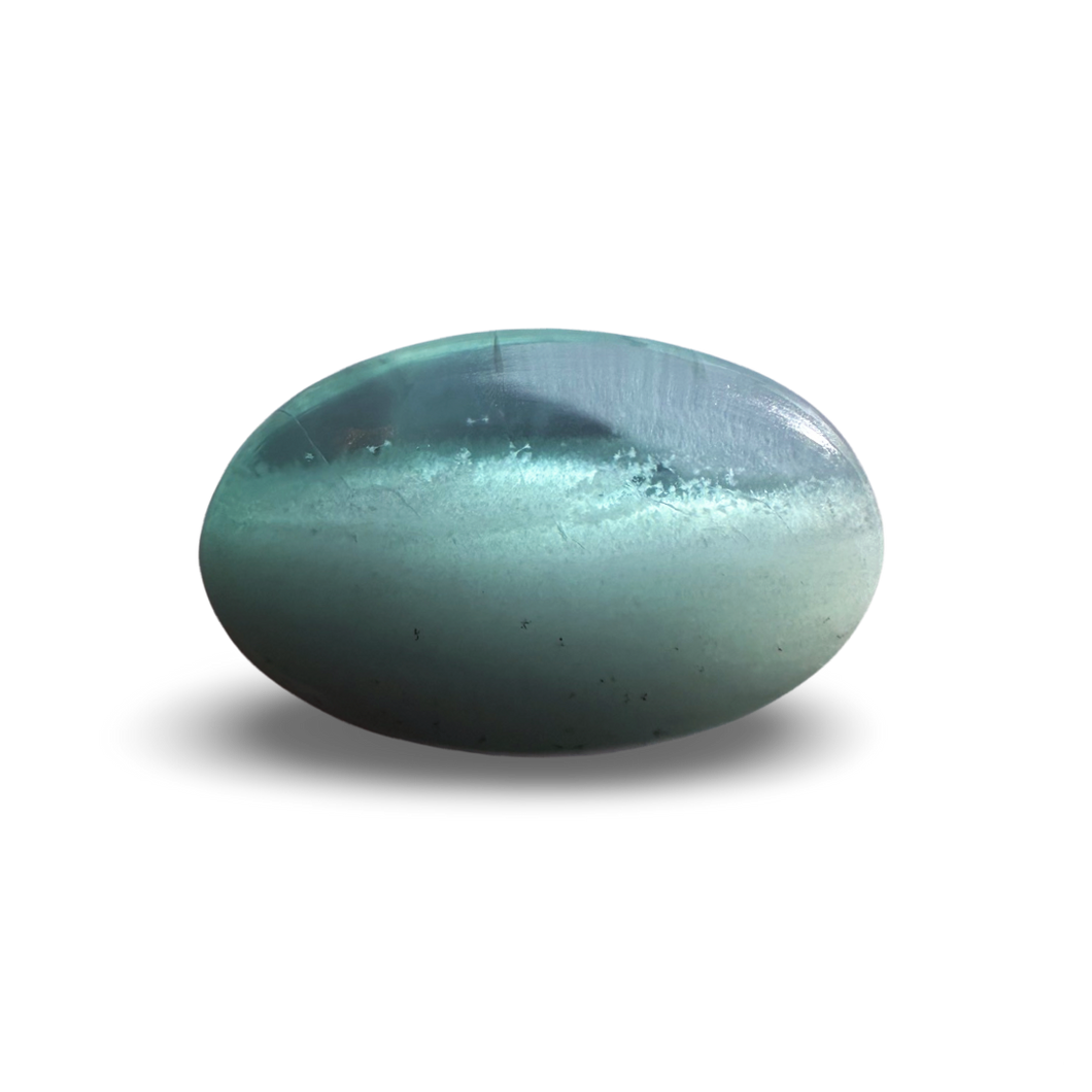 ‘Cloud Stone’ Green Alabaster Palm, Tremolite, Nephrite, Albite, Amphibole, Quartz and Obsidian Glass Slag, Wyoming, USA