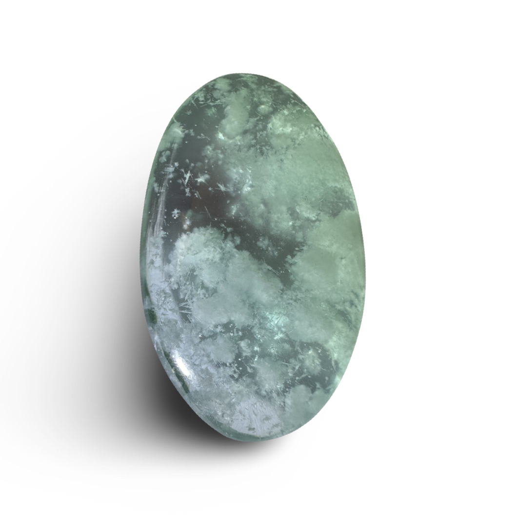 ‘Cloud Stone’ Green Alabaster Palm, Tremolite, Nephrite, Albite, Amphibole, Quartz and Obsidian Glass Slag, Wyoming, USA