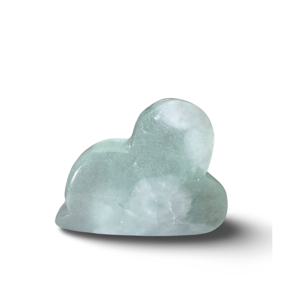 ‘Cloud Stone’ Green Alabaster Cloud, Tremolite, Nephrite, Albite, Amphibole, Quartz and Obsidian Glass Slag, Wyoming, USA