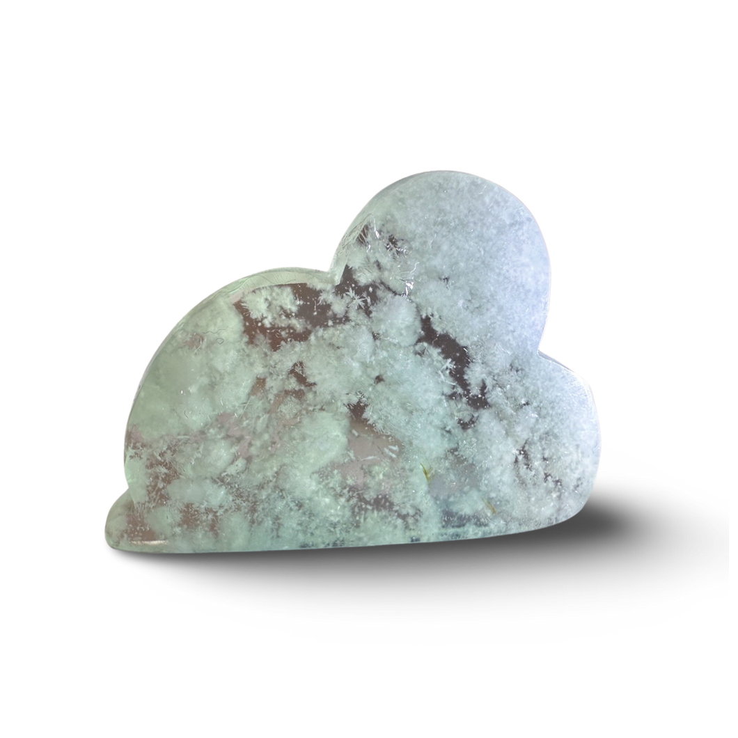 ‘Cloud Stone’ Green Alabaster Cloud, Tremolite, Nephrite, Albite, Amphibole, Quartz and Obsidian Glass Slag, Wyoming, USA