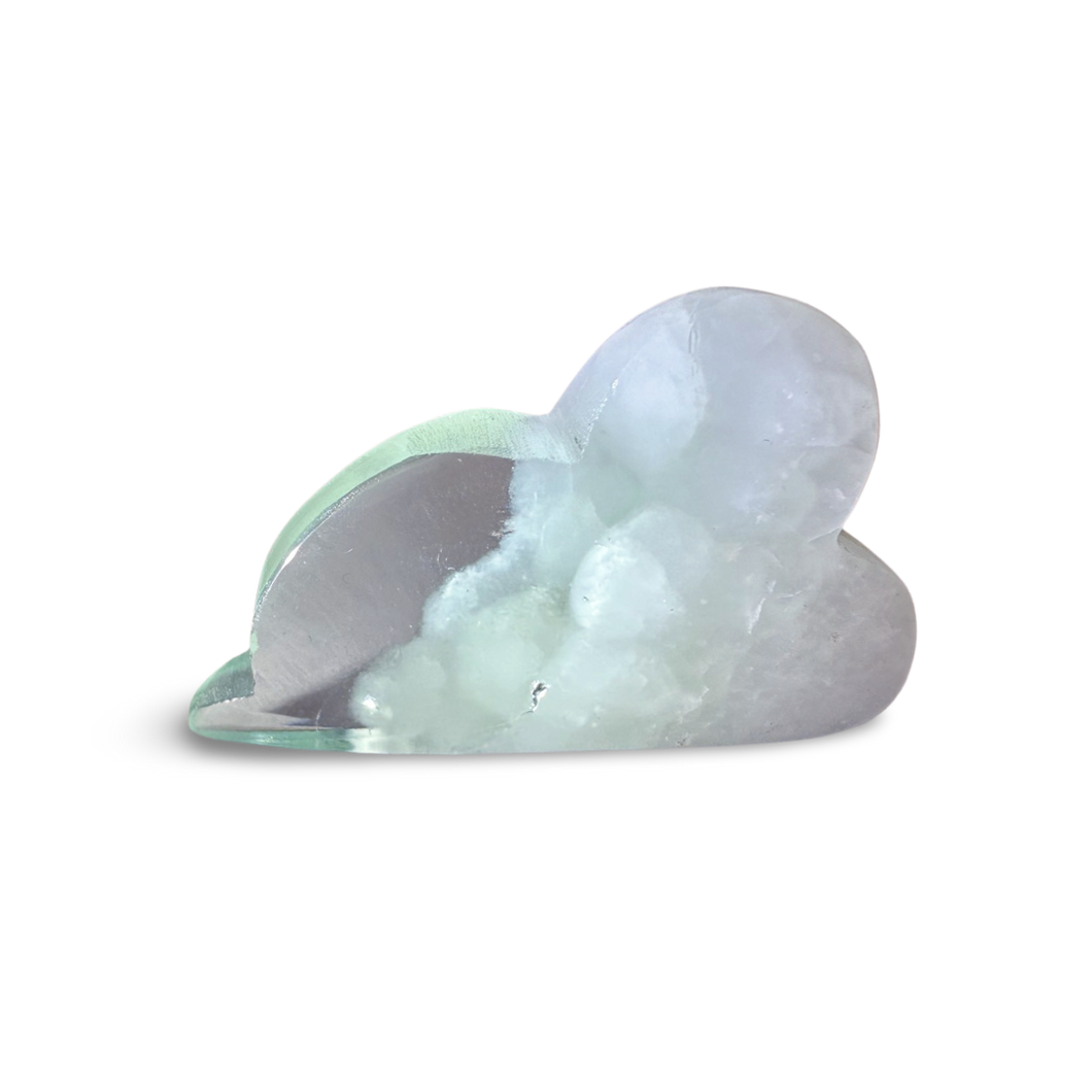 ‘Cloud Stone’ Green Alabaster Cloud, Tremolite, Nephrite, Albite, Amphibole, Quartz and Obsidian Glass Slag, Wyoming, USA