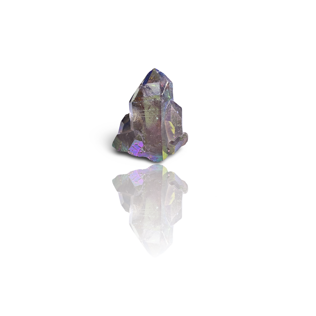 AAA Grade, Double Aura Coated Double Terminated Mermaid Aura Quartz, USA
