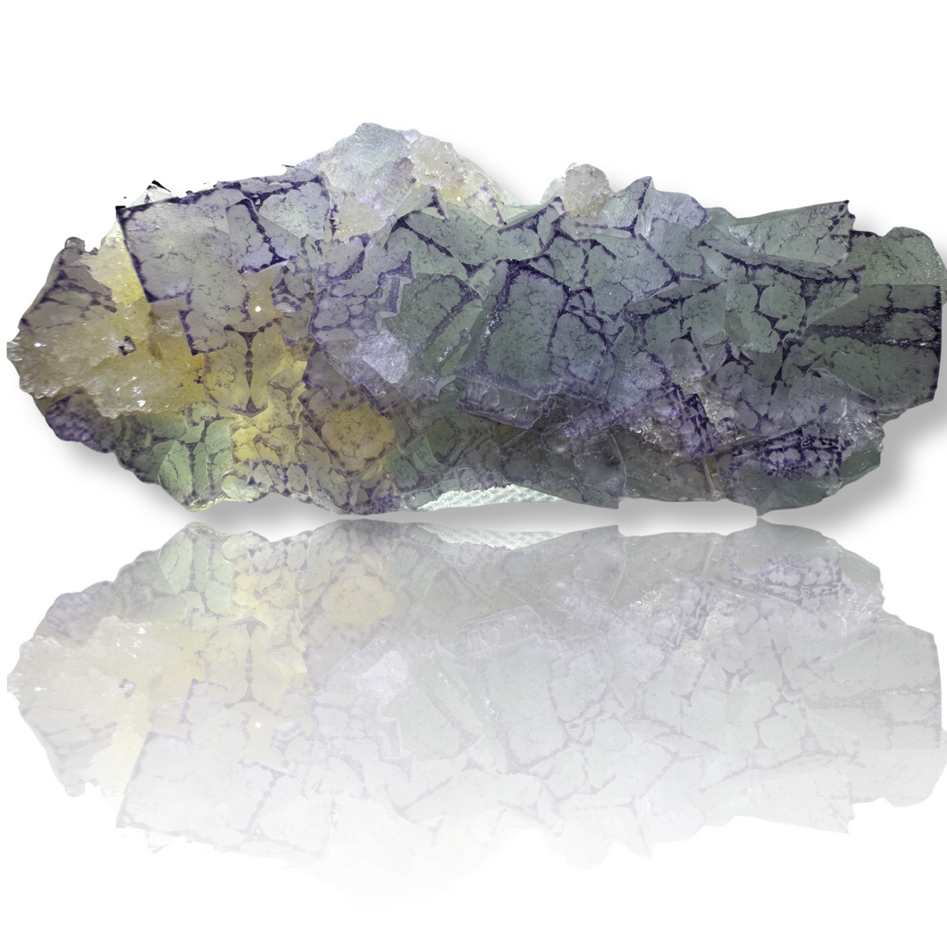 Edge-zoned Fluorite, Guizhou Province, Qinglong County, China