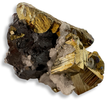 Load image into Gallery viewer, Pyrite, Hematite, Calcite, Jiangxi Dongxiang, China, Huxu Mine

