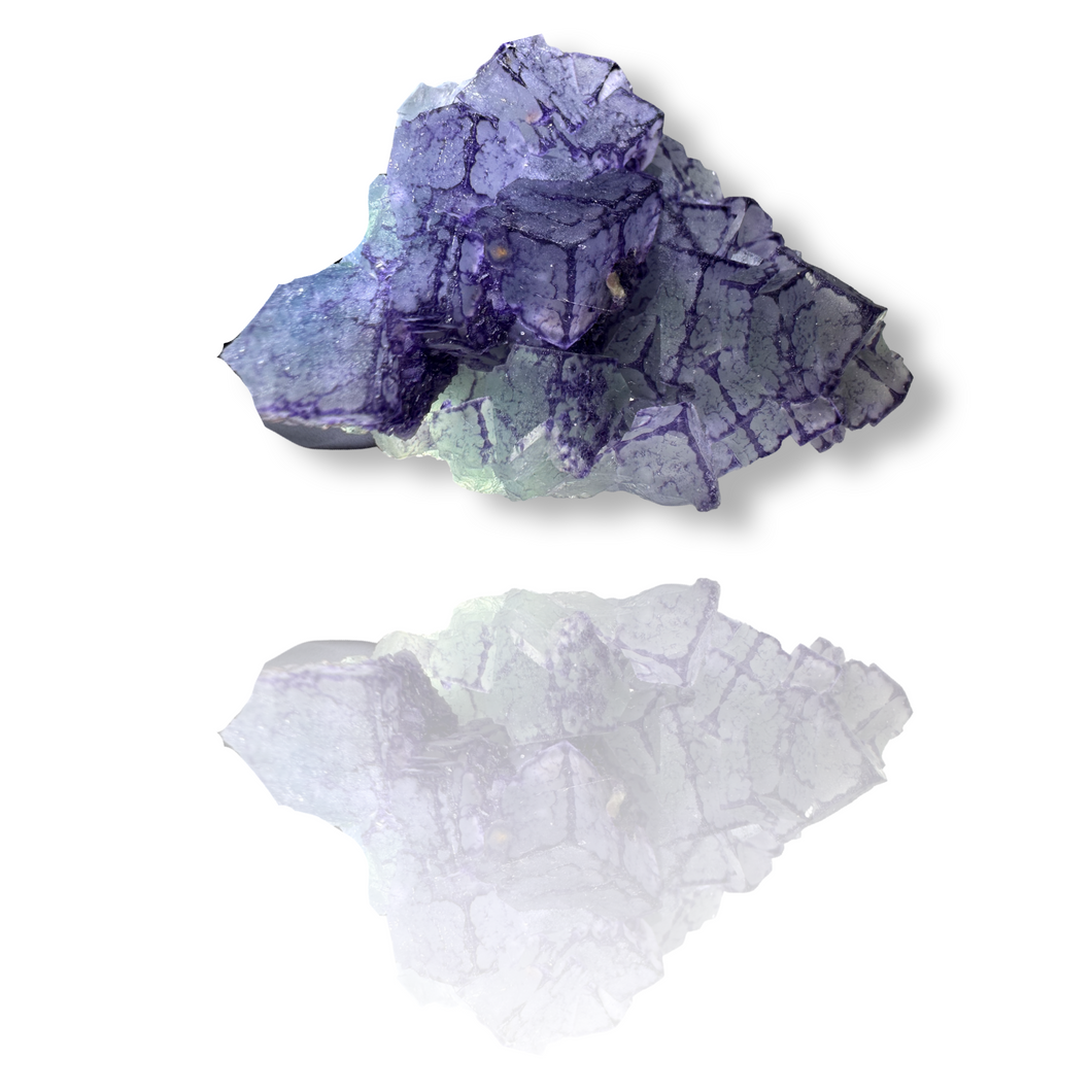Edge-zoned Fluorite, Guizhou Province, Qinglong County, China