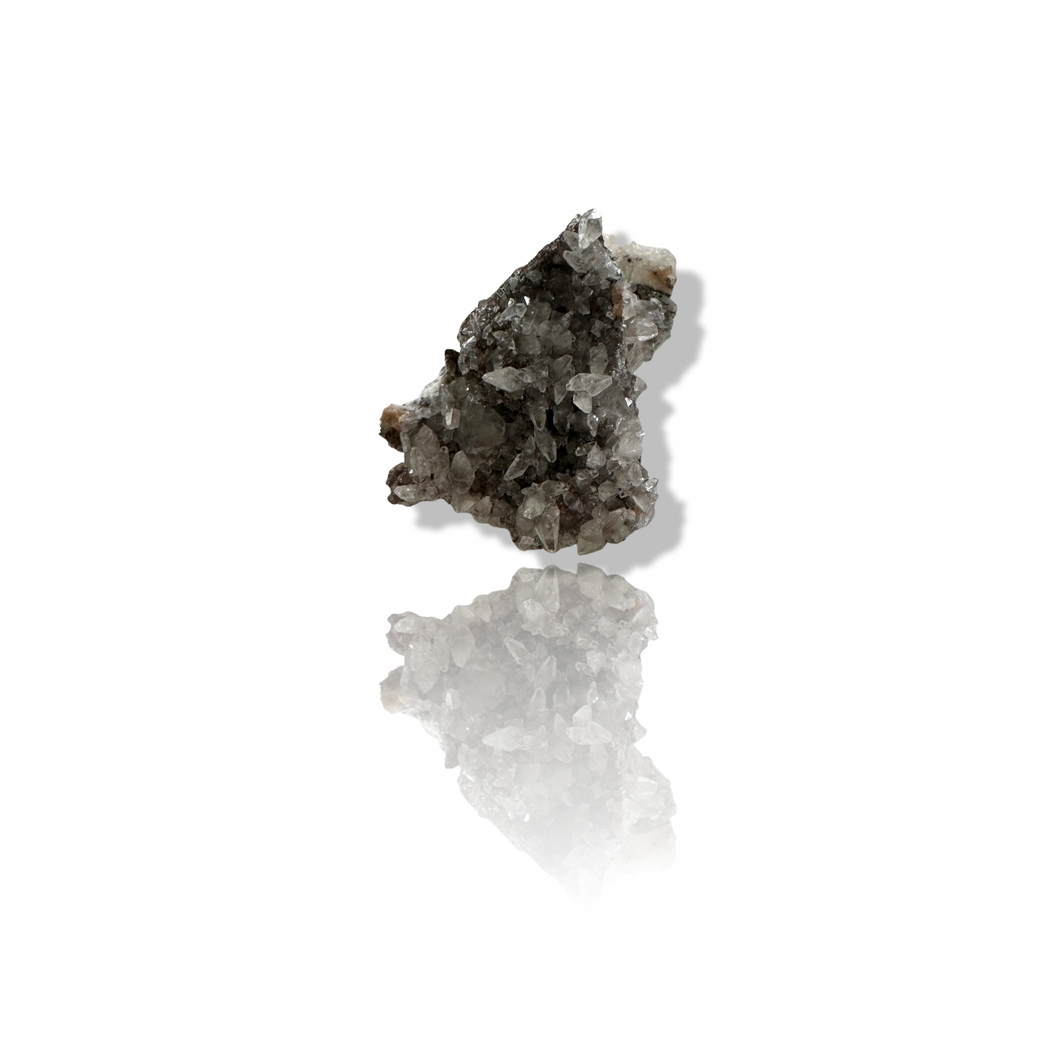 Dog Tooth Calcite with pyrite, Huxu Mine, Jiangxi, Dongxiang, China