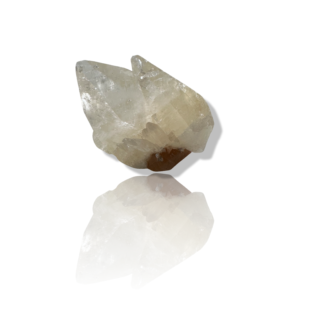 Dog Tooth Calcite with pyrite, Huxu Mine, Jiangxi, Dongxiang, China