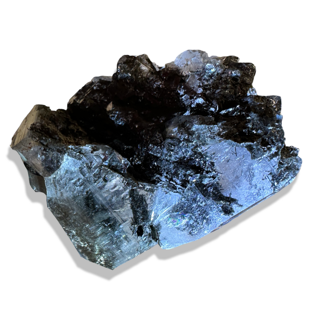 Black Samādhi Himalayan Quartz Pointed Cluster, Meru Peak, India