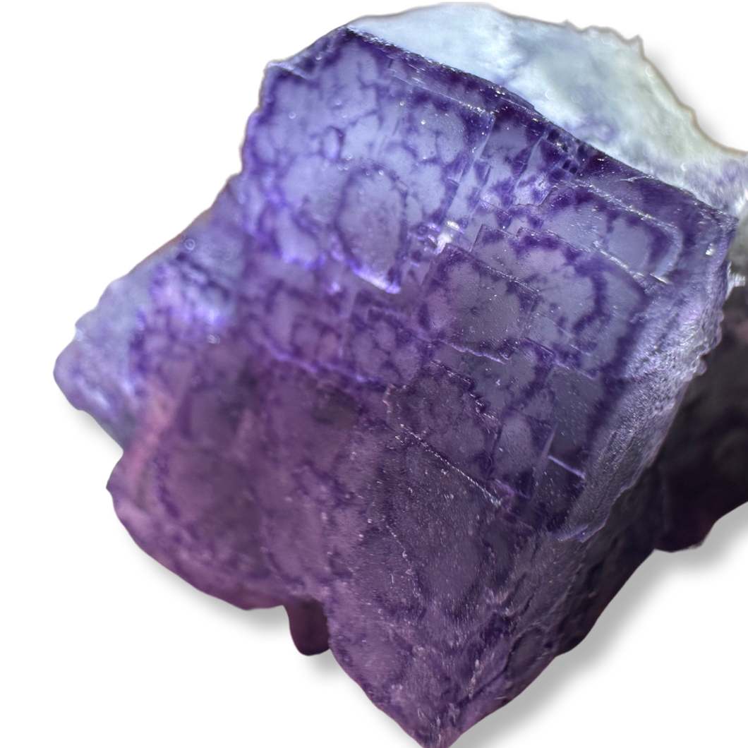 Edge-zoned Fluorite, Guizhou Province, Qinglong County, China