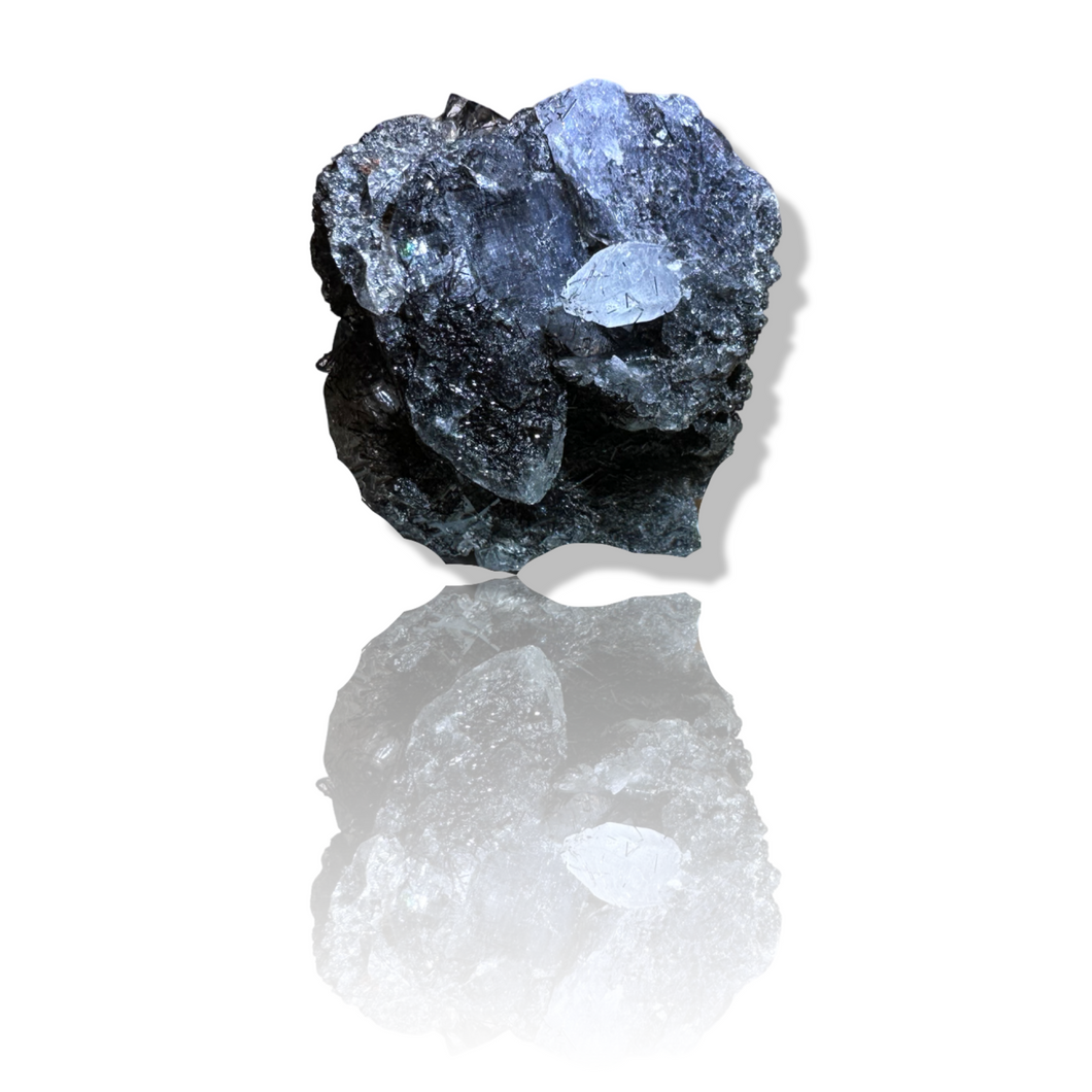 Black Samādhi Himalayan Quartz Pointed Cluster, Meru Peak, India