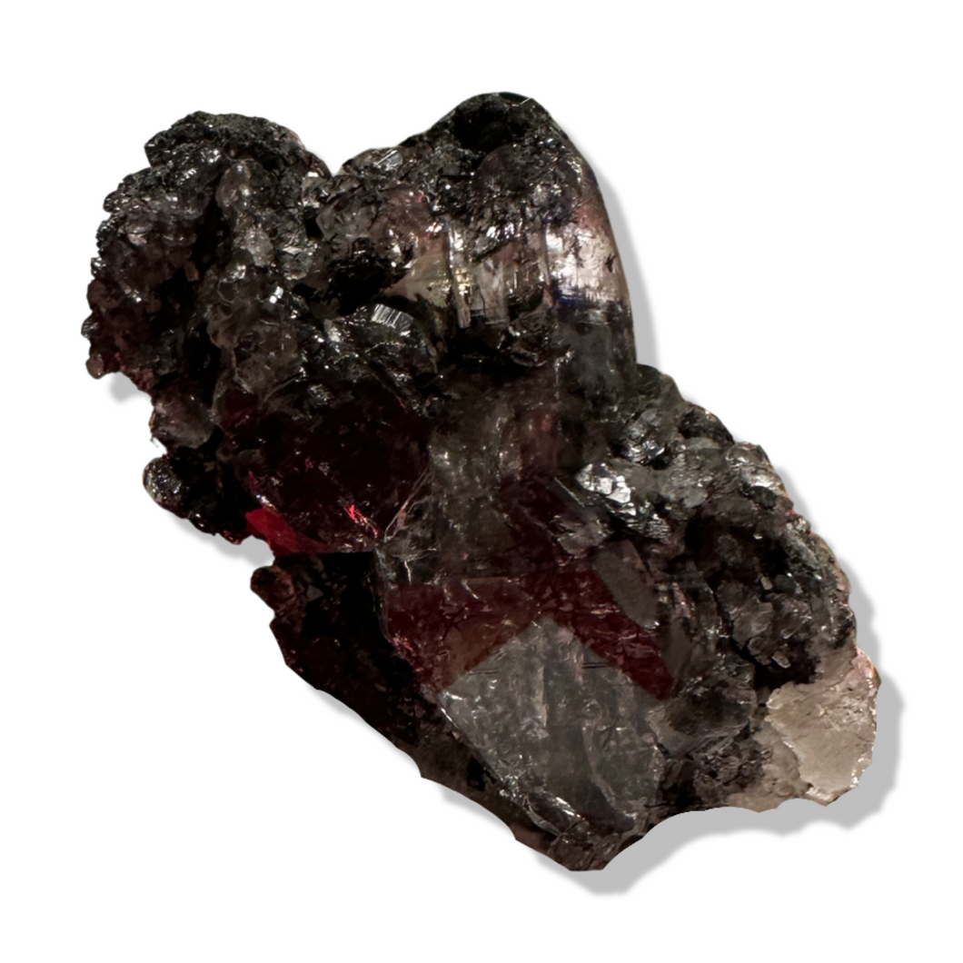 Black Samādhi Himalayan Quartz Pointed Cluster, Meru Peak, India Reserved* for Austin