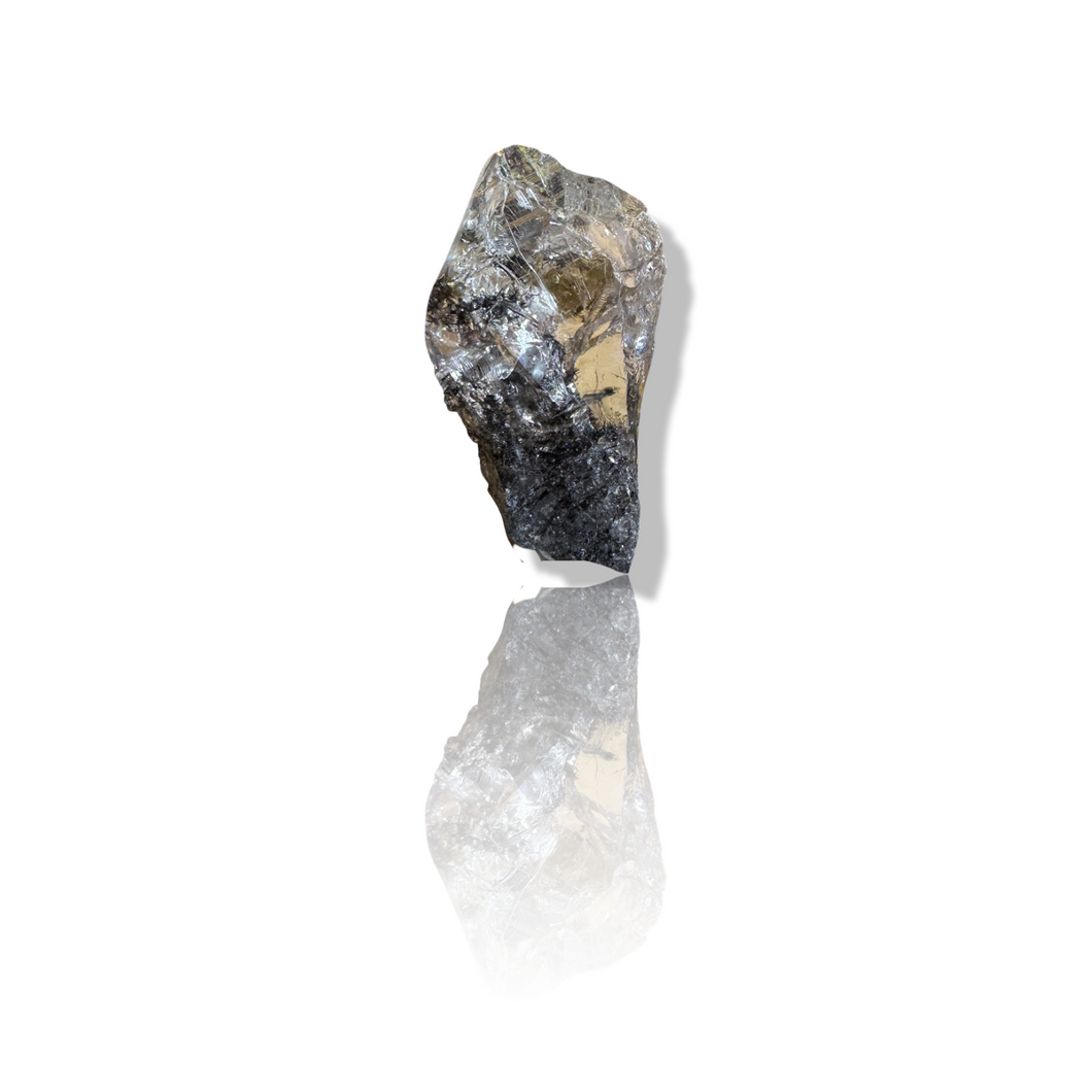 Black Samādhi Himalayan Quartz Pointed Cluster, Meru Peak, India