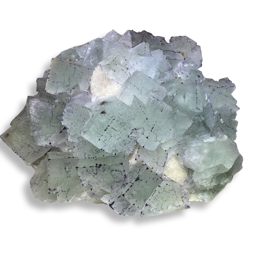 Edge-zoned Fluorite, Guizhou Province, Qinglong County, China