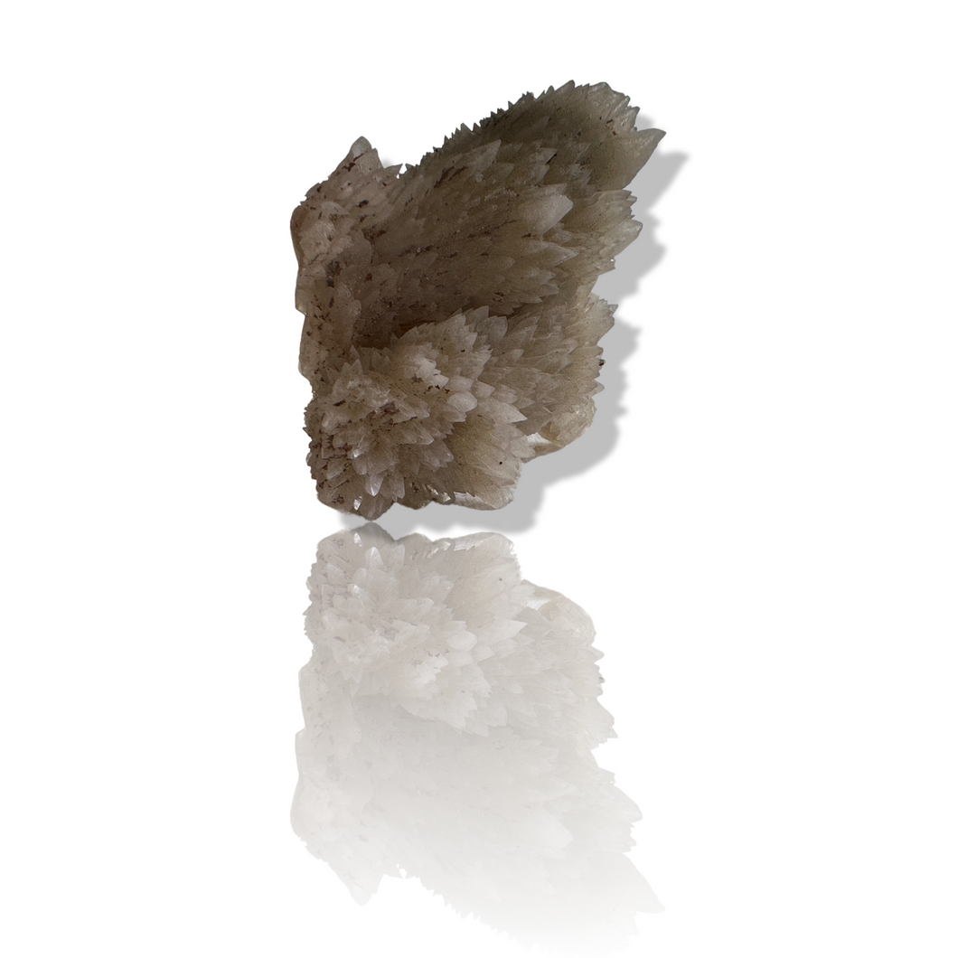 Dog Tooth Calcite with pyrite, Huxu Mine, Jiangxi, Dongxiang, China