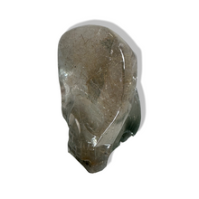 Load image into Gallery viewer, Golden Rutile Chlorite Samādhi Himalayan Quartz Skull, Carved by Subhash, India
