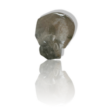 Load image into Gallery viewer, Golden Rutile Chlorite Samādhi Himalayan Quartz Skull, Carved by Subhash, India
