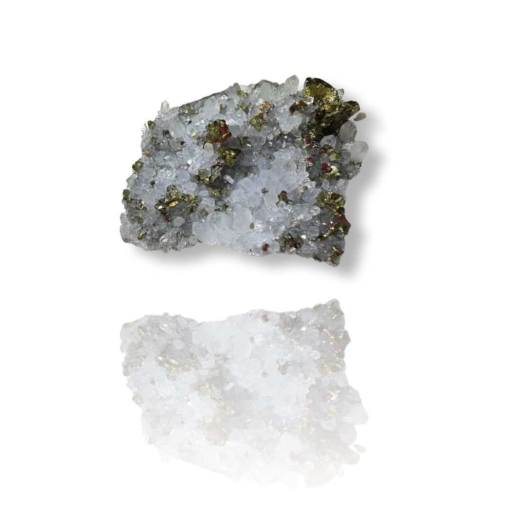 Hematite Quartz Calcite & Pyrite, Jiangxi Dongxiang, China, Huxu Mine