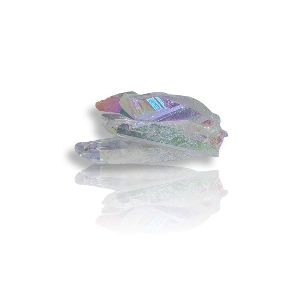 AAA Grade Double Coated Angel Aura Quartz Mini Cluster, Brazil