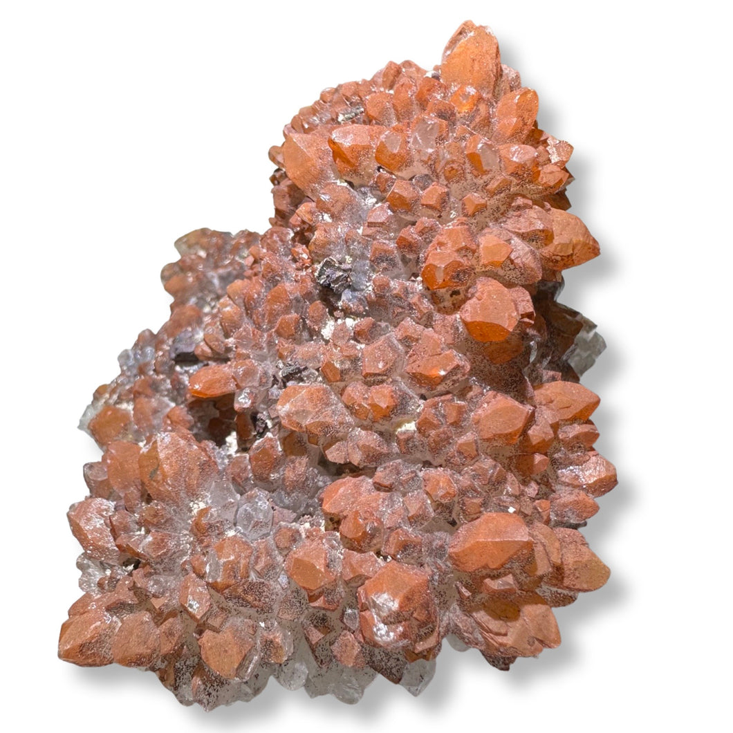 Hematite Quartz Calcite & Pyrite, Jiangxi Dongxiang, China, Huxu Mine