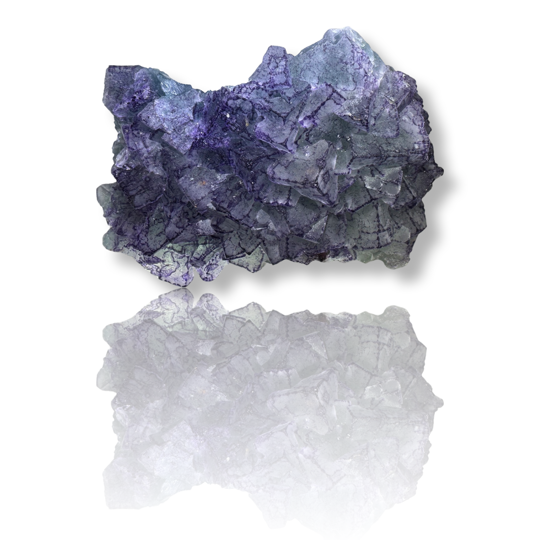 Edge-zoned Fluorite, Guizhou Province, Qinglong County, China