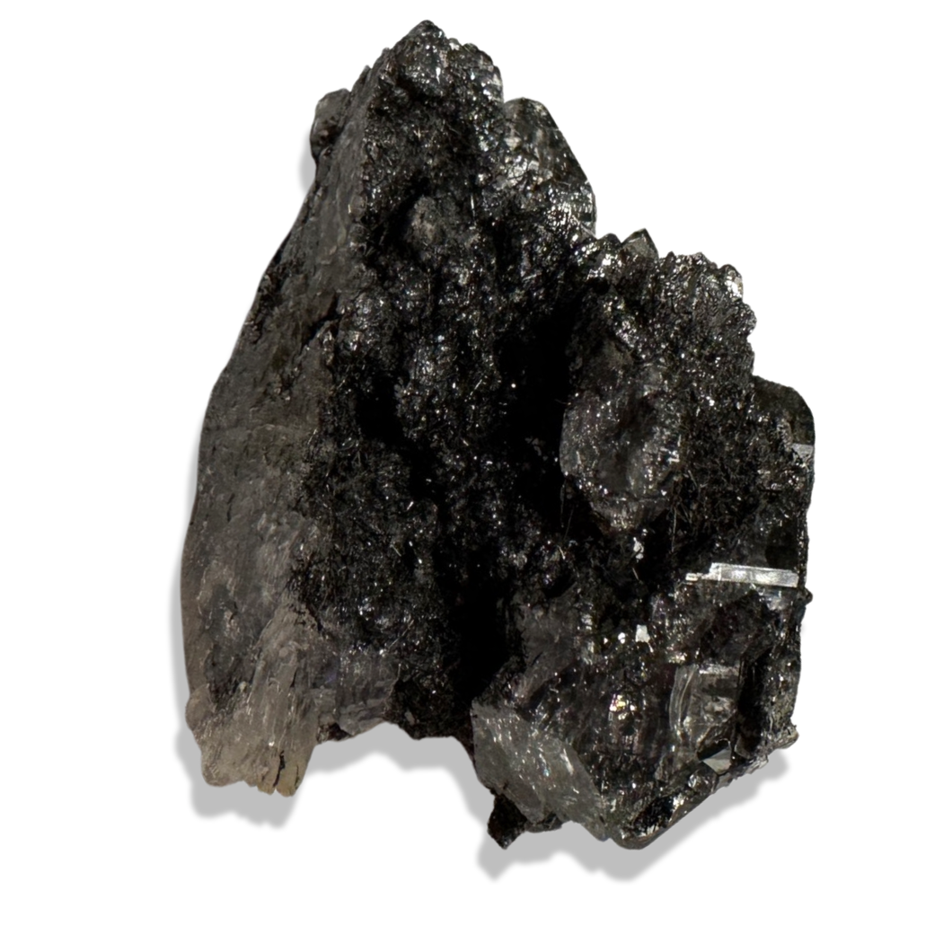 Black Samādhi Himalayan Quartz Pointed Cluster, Meru Peak, India