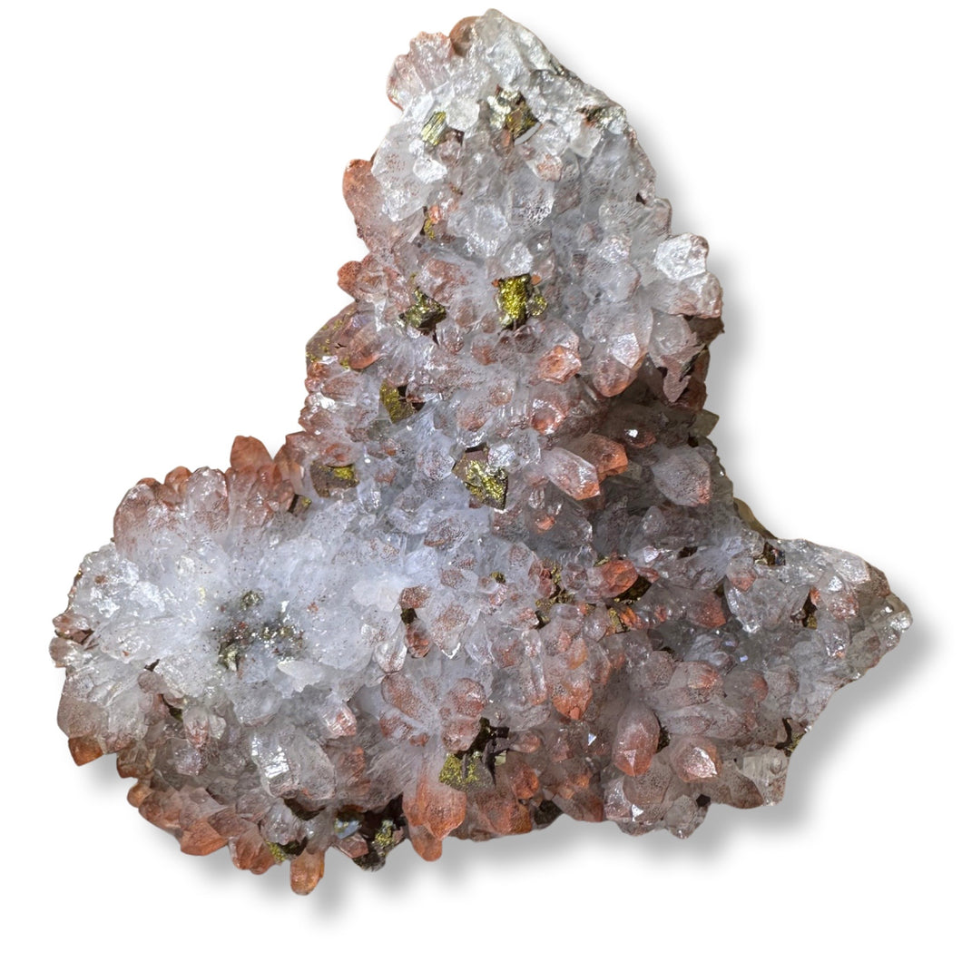 Hematite Quartz & Pyrite, Jiangxi Dongxiang, China, Huxu Mine