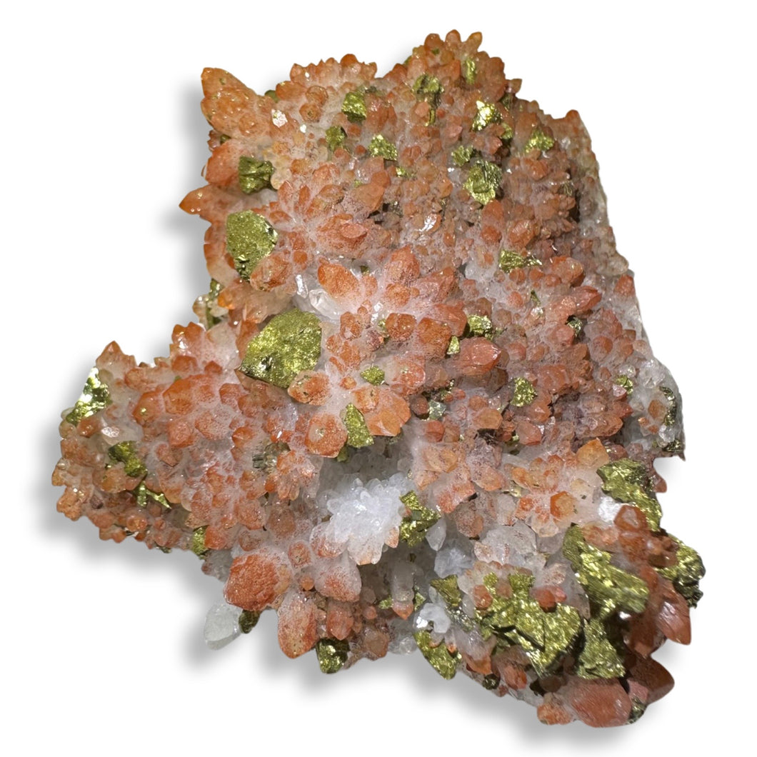 Hematite Quartz Calcite & Pyrite, Jiangxi Dongxiang, China, Huxu Mine