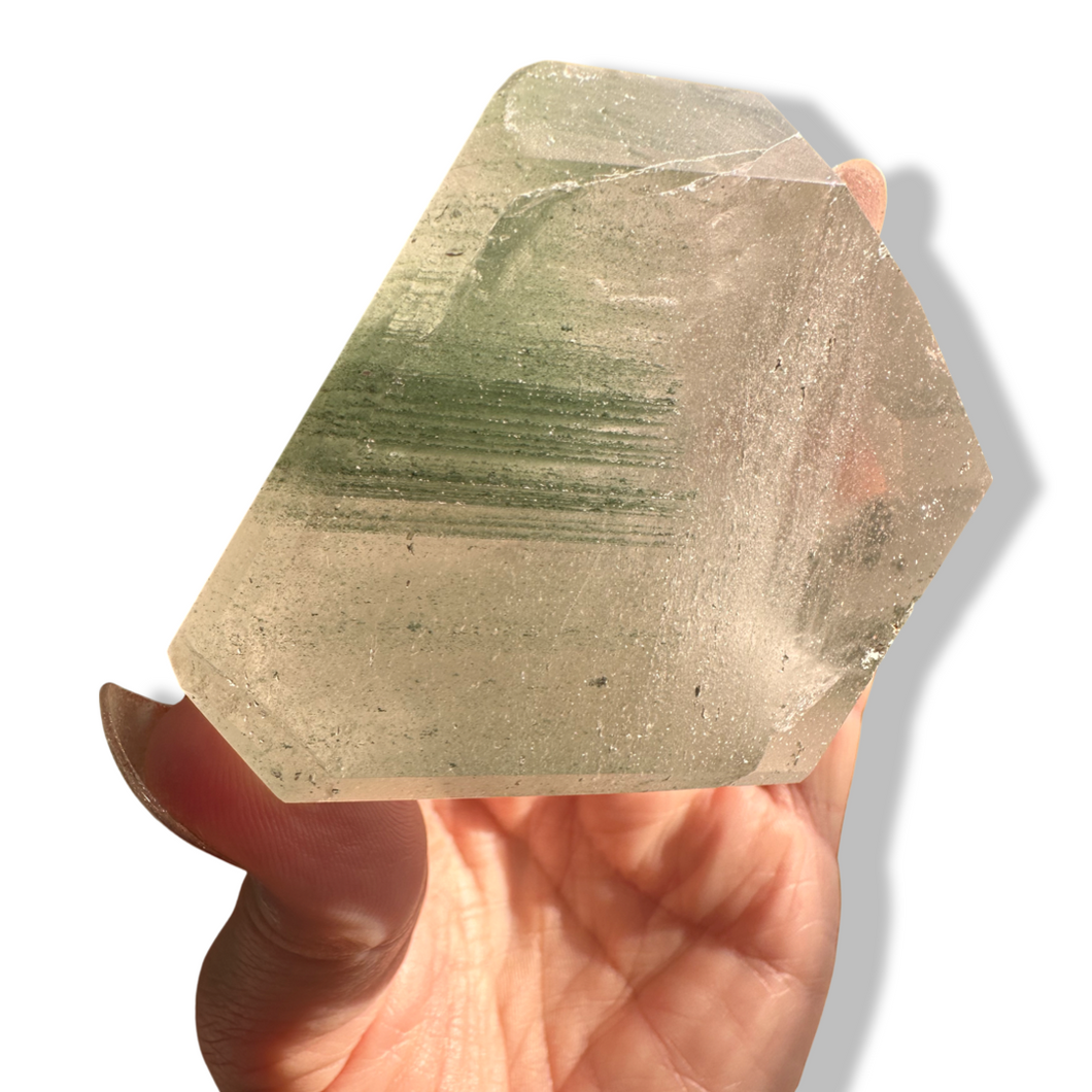 Polished Chlorite Himalayan Freeform, Meru Peak, India