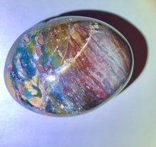 Load image into Gallery viewer, Ocean Jasper Palm Stone Banded Rainbow
