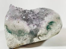 Load image into Gallery viewer, Amethyst Agate Green Jasper Star, Super Extra, Brazil
