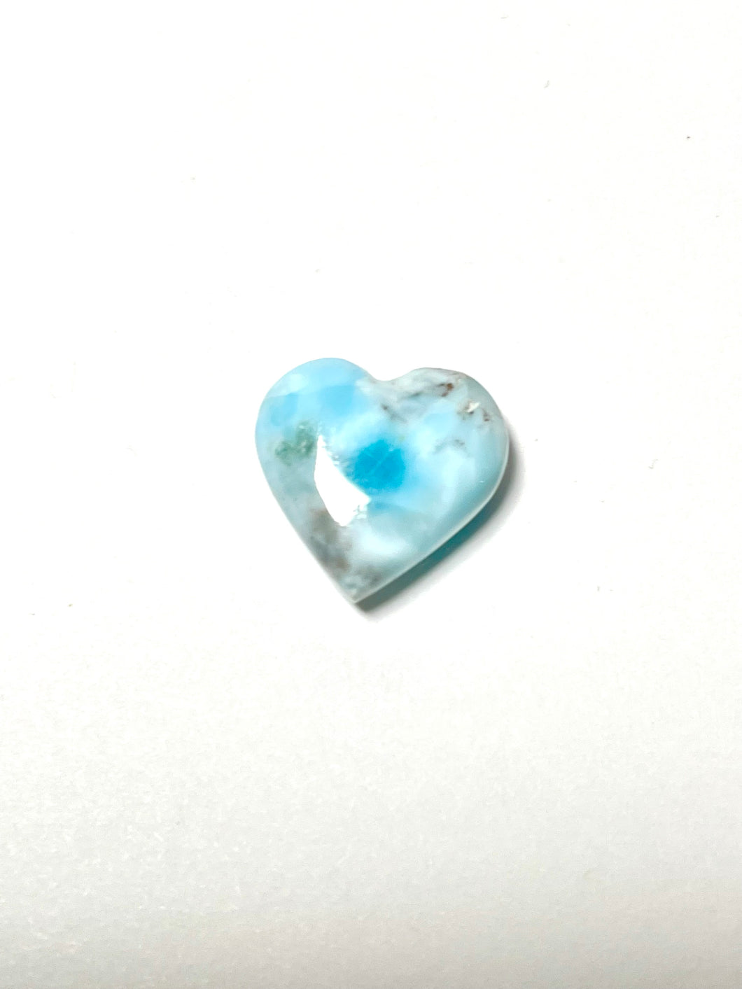 AAAA Grade Larimar Mini Heart, Dominican Republic