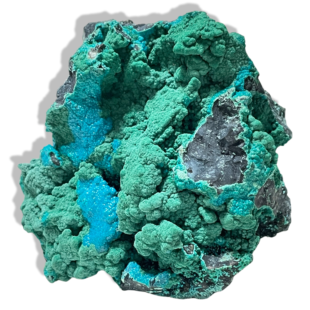 ‘Malacholla’, Chrysocolla Malachite, DRC, Congo